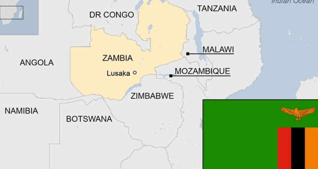 Zambia là một quốc gia nằm ở miền nam châu Phi