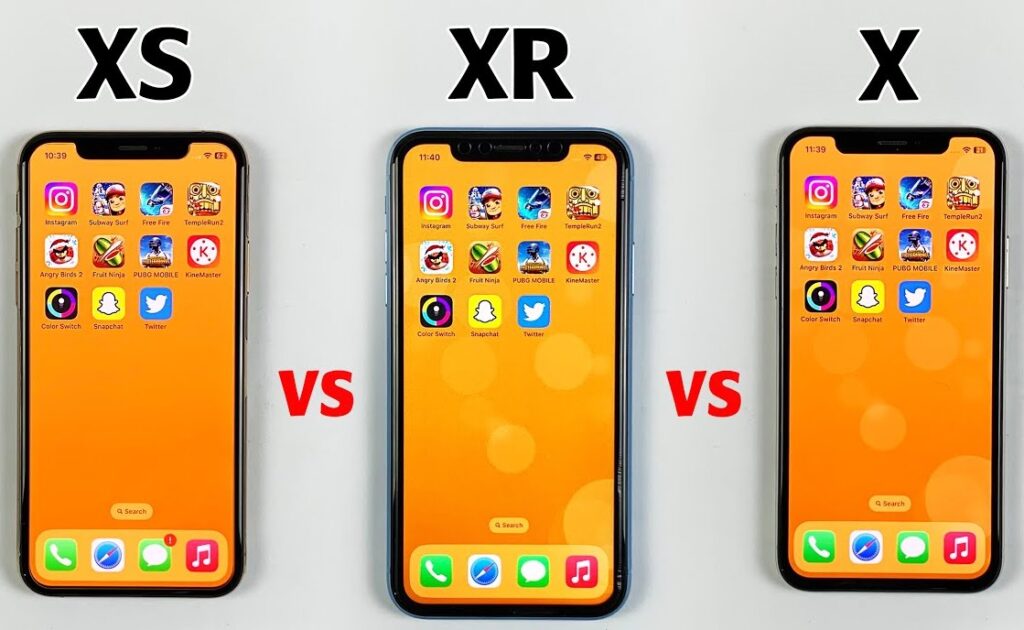 iPhone X, iPhone XR và iPhone XS